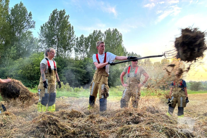 Brandweer ingezet voor hooibroei