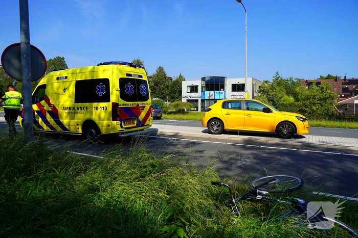 Fietser gewond bij aanrijding