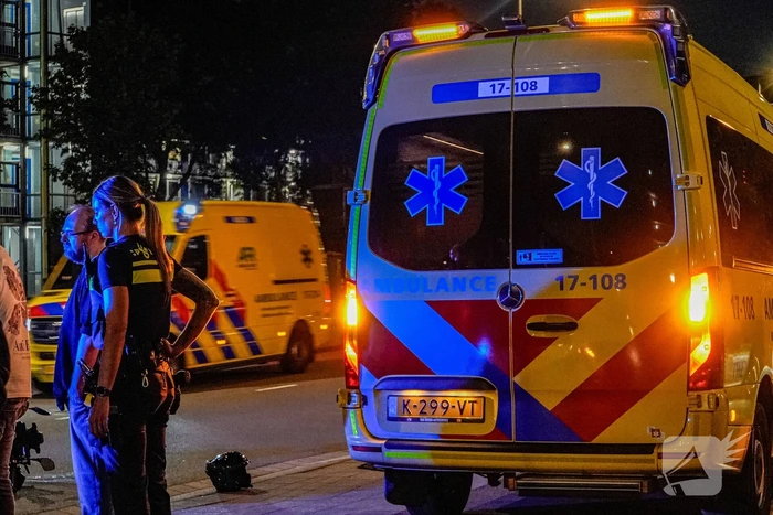 Motorrijder gewond bij botsing met auto