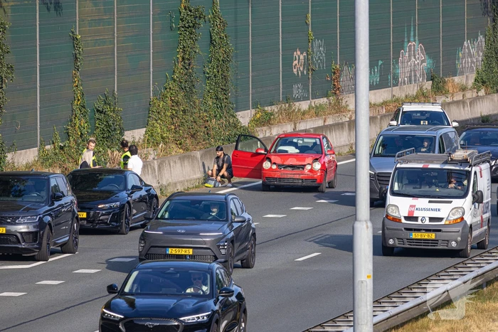 Kettingbotsing zorgt voor verkeershinder