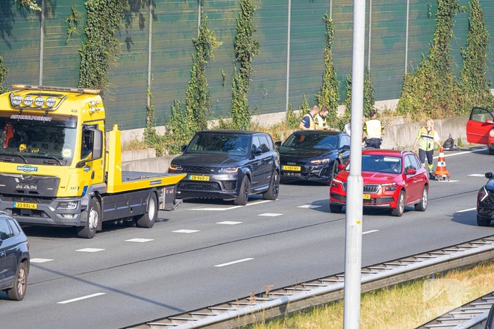 Kettingbotsing zorgt voor verkeershinder