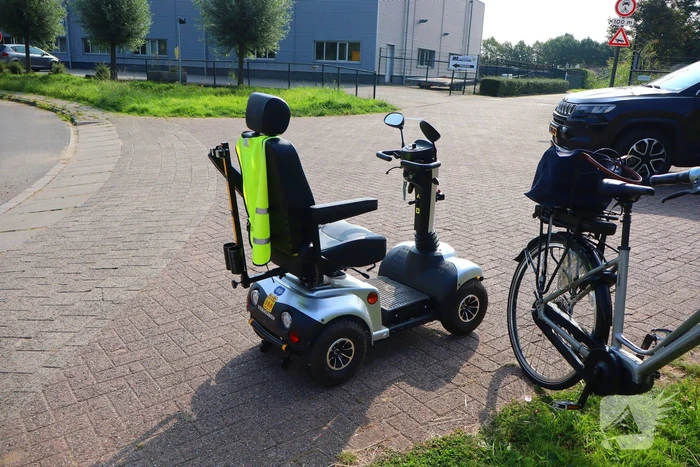 Scootmobiel bestuurder gewond bij ongeval