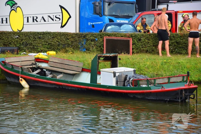 Brand op boot snel onder controle