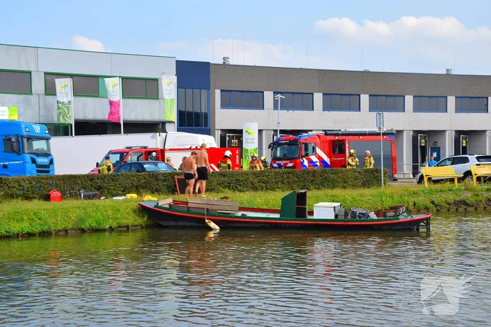 Brand op boot snel onder controle