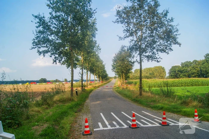 Frontale aanrijding tussen vrachtwagen en personenauto