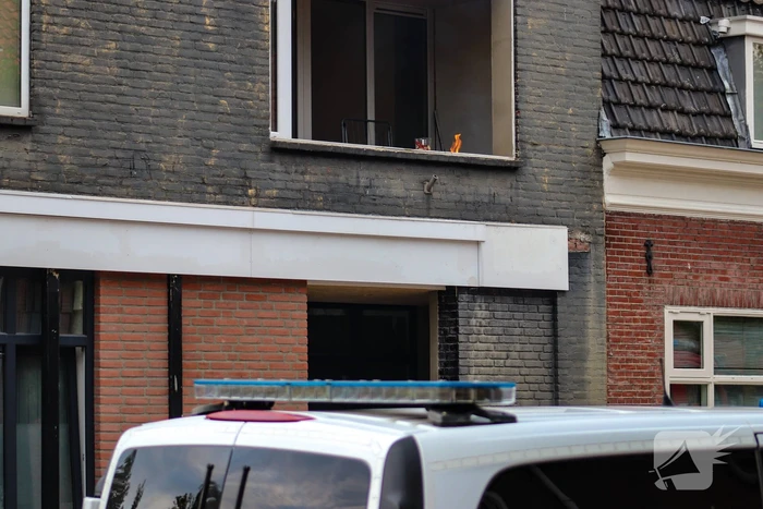 Barbecue op balkon aangezien als brand