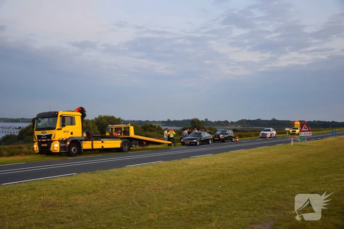 Twee voertuigen beschadigd bij aanrijding