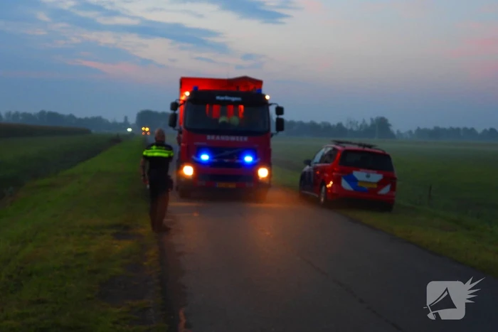Zeer grote brand in stal