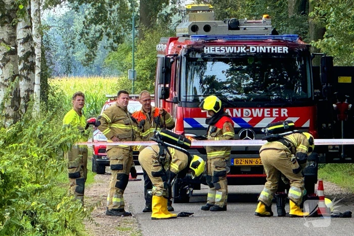Vaten met onbekende stof aangetroffen