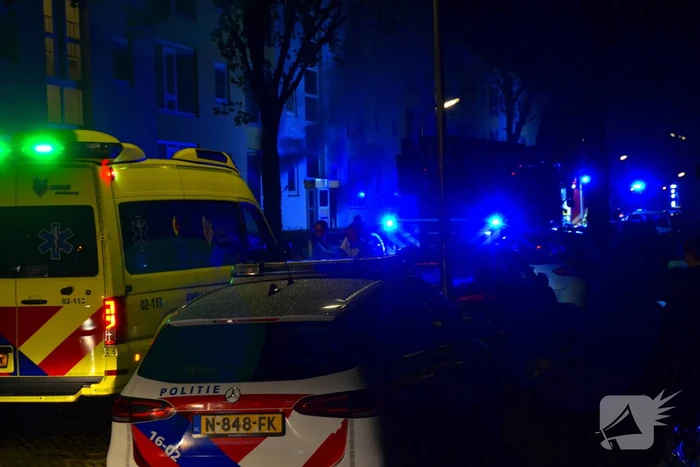 Gewonden bij portiekbrand
