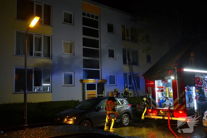 Gewonden bij portiekbrand