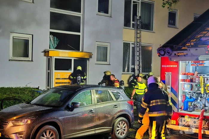 Gewonden bij portiekbrand