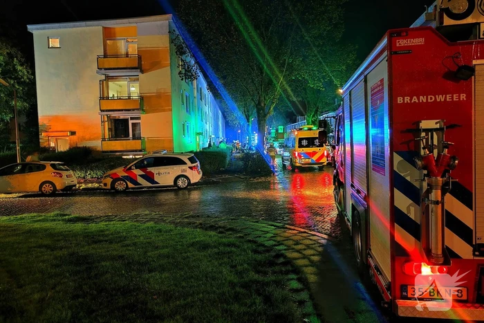 Gewonden bij portiekbrand