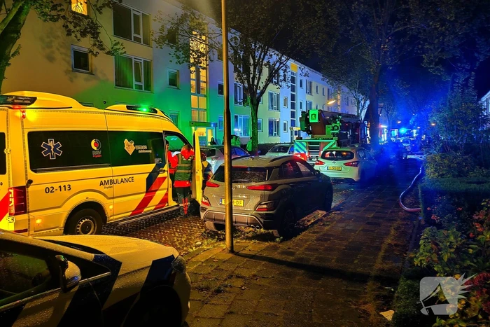 Gewonden bij portiekbrand