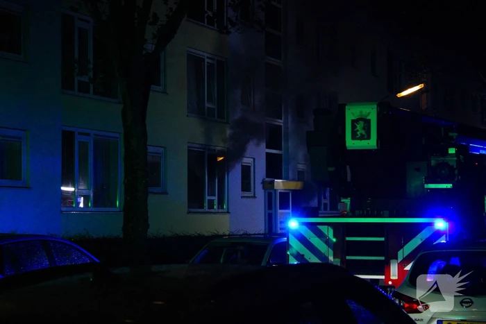 Gewonden bij portiekbrand