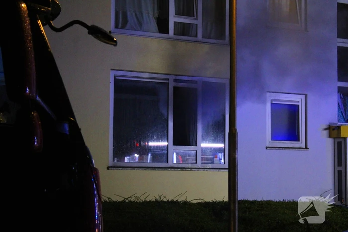 Gewonden bij portiekbrand