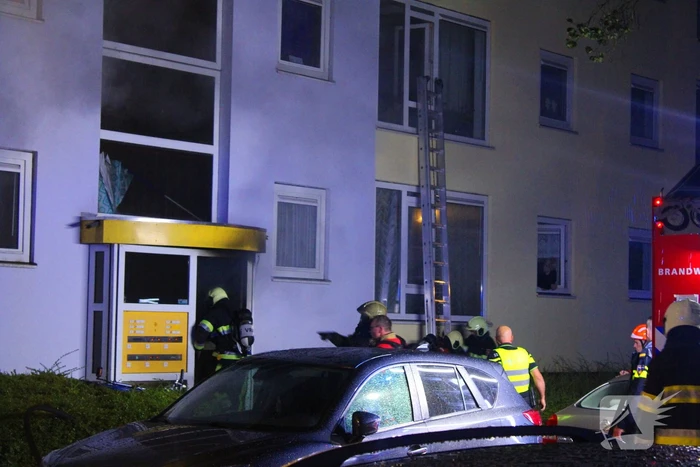 Gewonden bij portiekbrand
