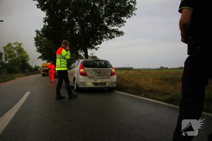 Kop-staartbotsing zonder gewonden in de ochtendspits