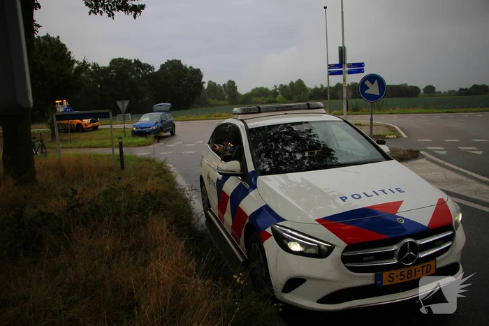 Kop-staartbotsing zonder gewonden in de ochtendspits