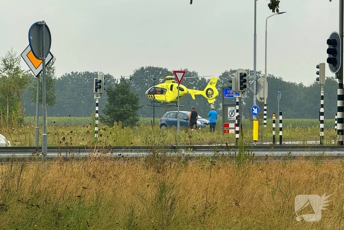 Traumahelikopter ingezet voor incident bij autogarage
