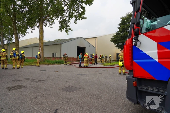 Brand snel onder controle bij zadenbedrijf