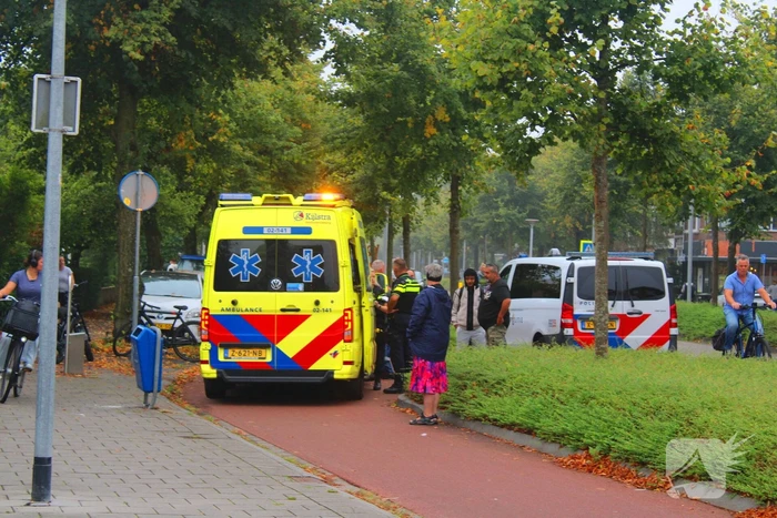 Scholier op fatbike en fietser met elkaar in botsing