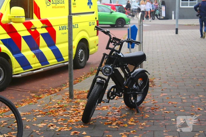 Scholier op fatbike en fietser met elkaar in botsing