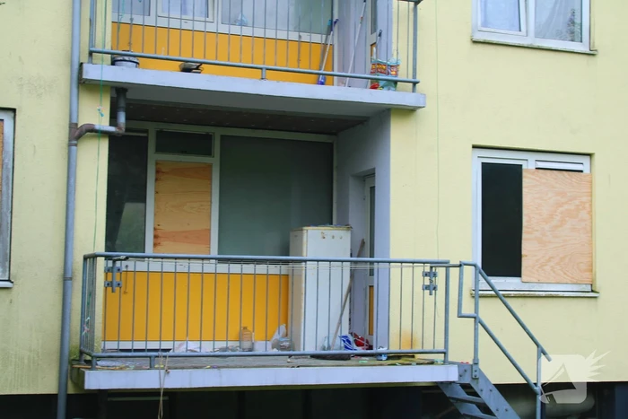 Schade goed zichtbaar na grote brand