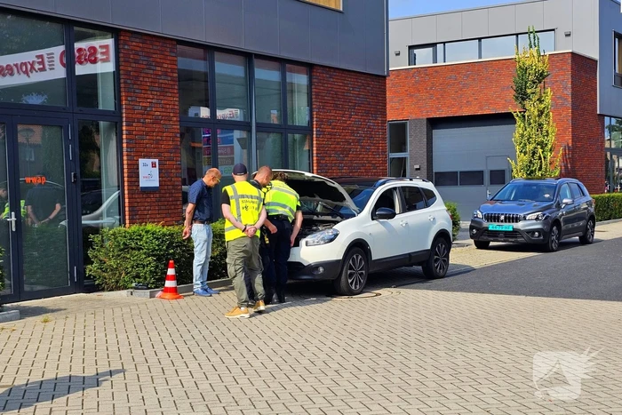 Politie studenten houden controle