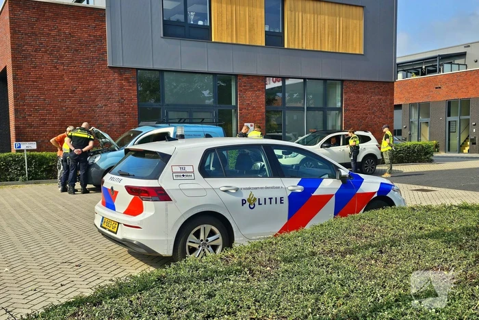 Politie studenten houden controle