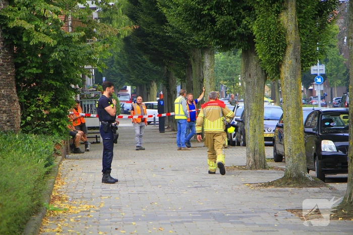 Brandweer onderzoekt oorzaak gaslekkage bij werkzaamheden
