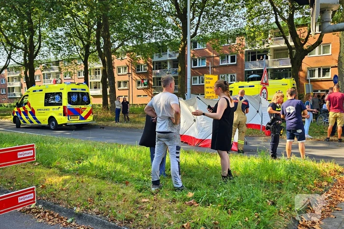 Ernstig ongeval tussen fietser en vrachtwagen