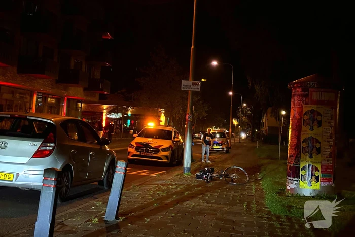 Fietser gewond bij botsing met auto