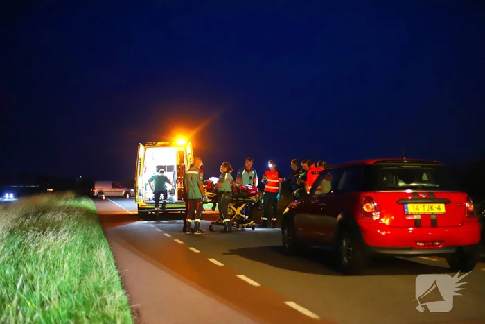 Motorrijder zwaargewond na valpartij