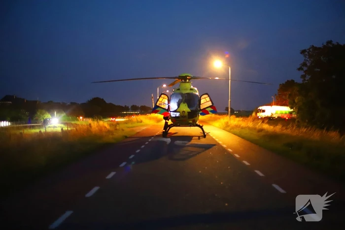 Motorrijder zwaargewond na valpartij
