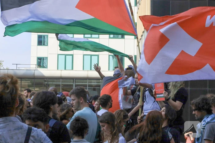 Grote opkomst bij Pro Palestina demonstratie