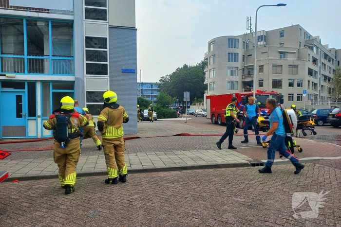Brand in woning snel geblust