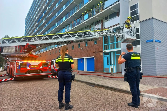Brand in woning snel geblust
