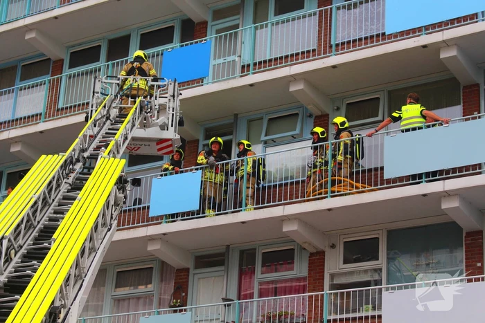 Brand in woning snel geblust