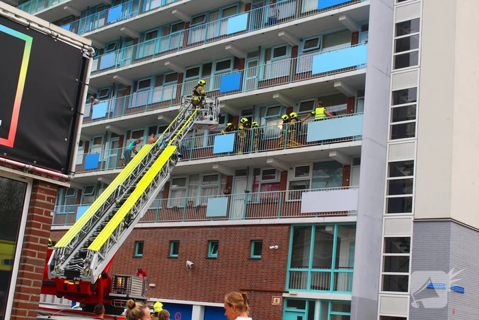 Brand in woning snel geblust
