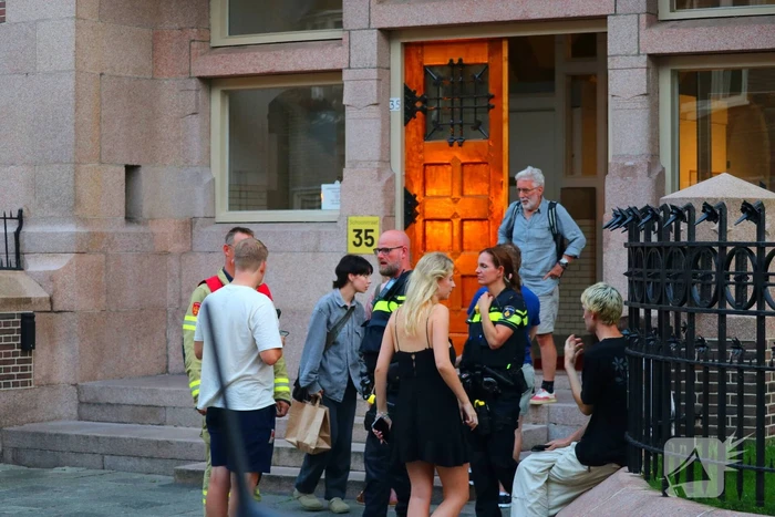 Brand in wonig door pizza in oven