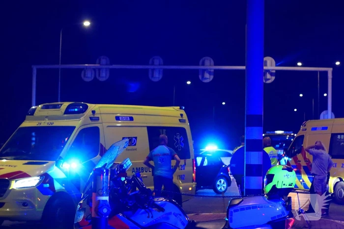 Gewonde na frontale botsing op kruising