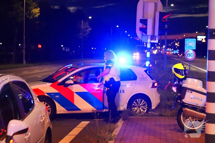 Gewonde na frontale botsing op kruising