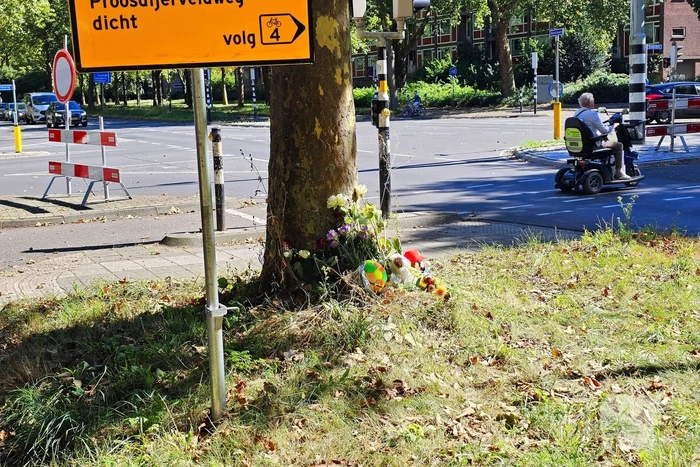 12-jarige jongen overleden na aanrijding met vrachtwagen, herdenkingsplek ingericht