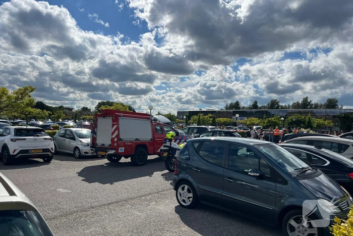 Grote ravage op parkeerplaats tuincentrum