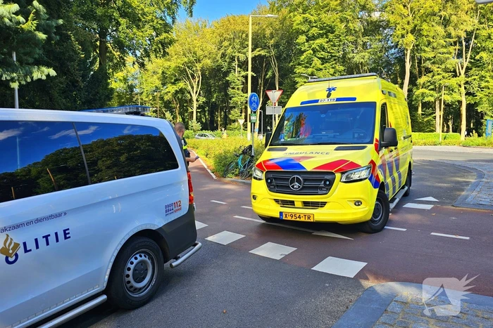 Fietser geschept door automobilist