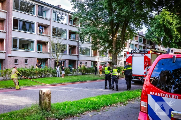 Veel schade na brand in flatwoning