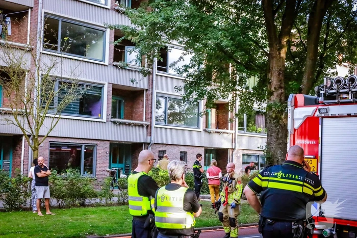 Veel schade na brand in flatwoning
