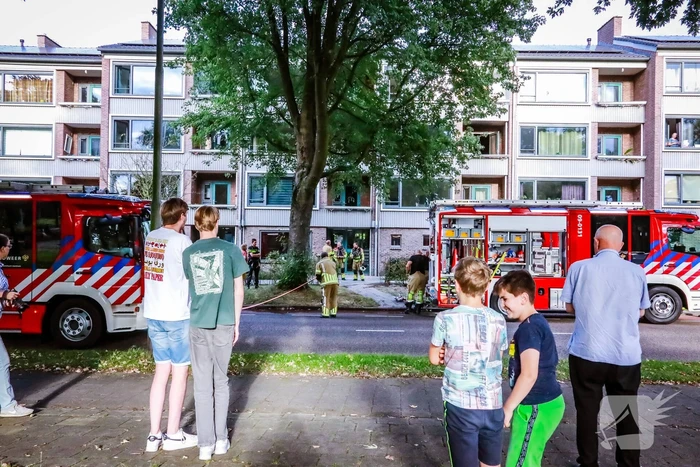 Veel schade na brand in flatwoning