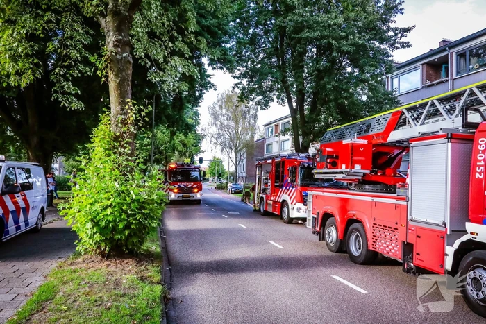 Veel schade na brand in flatwoning